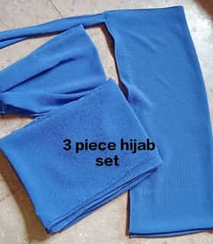 3 piece hijab set 0