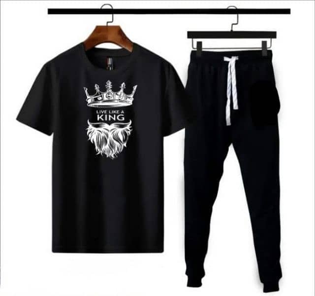 Men's 2pcs stitched tracksuit 1