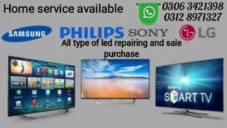 led TV repairing TCL,SAMSUNG,HAIER,HISENSEled repairing sale purchase