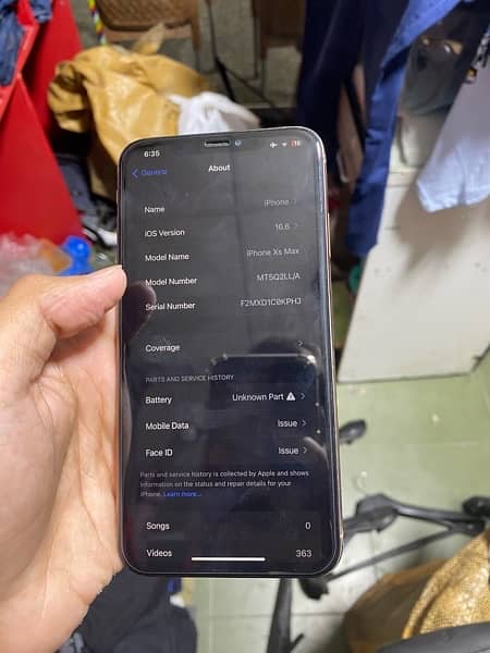 iphone xsmex 256gb factory unlock ufone sim working 7
