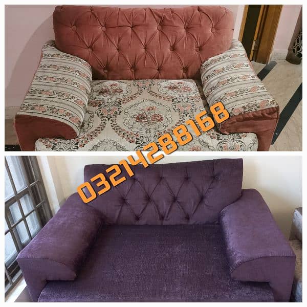 Sofa Poshish / Sofa Repair/ Fabric change / L Shape Sofa / Best Rates 14