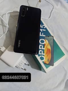 oppo f15 256gb rom & 8gb ram box Second Charger k sath Total ok phone