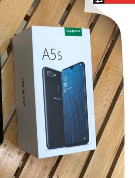 OPPO A5S WITH BOX 3 32 ram  battery timing achi hai all ok 1