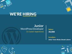 Need Junoir Wordpress Developer