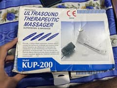 Ultrasound therapeutic massager
