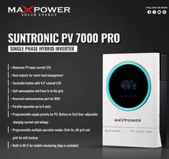 max power suntronic pro model pv5000,pv6000,pv7000 available 0