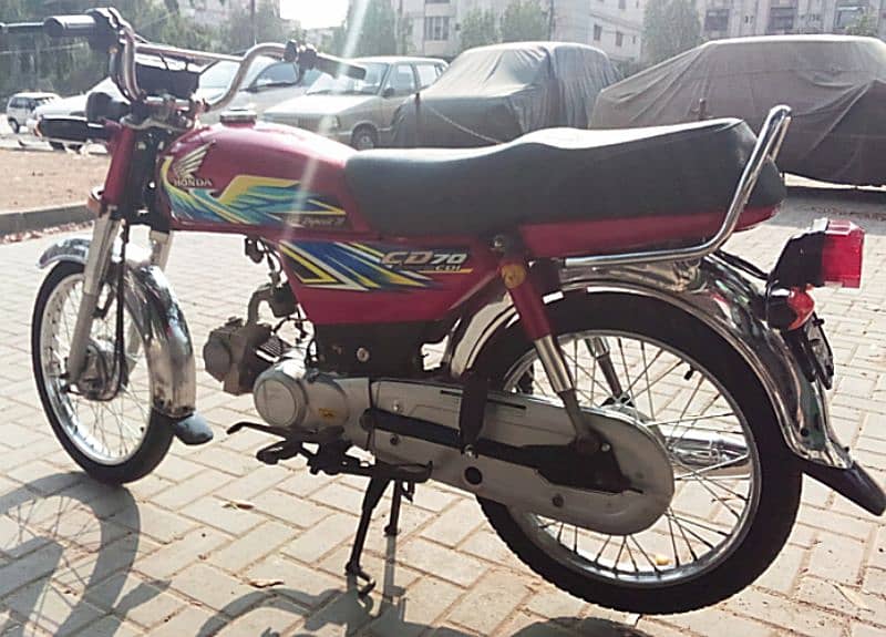 honda cd 70 2021 model register 2022 red colour #0333-3079815 5