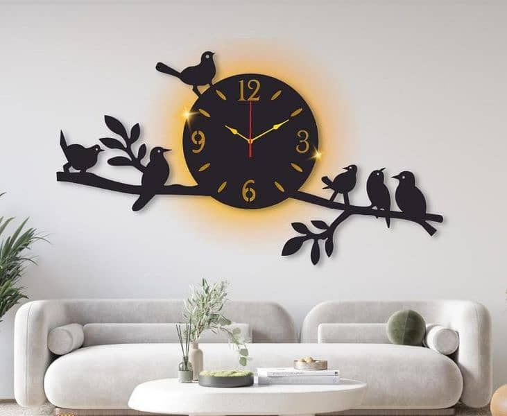 Luxury Beautiful Calligraphy Wall Clocks  in 26 Different Designs 12