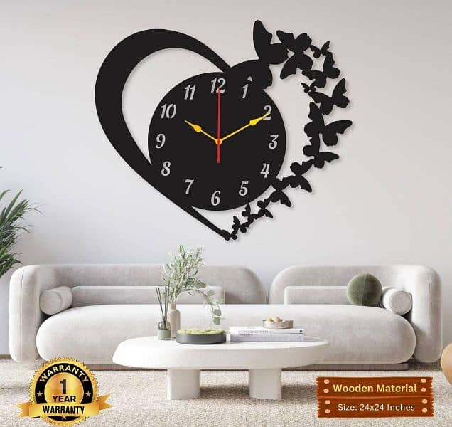 Luxury Beautiful Calligraphy Wall Clocks  in 26 Different Designs 17