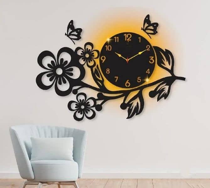 Luxury Beautiful Calligraphy Wall Clocks  in 26 Different Designs 19