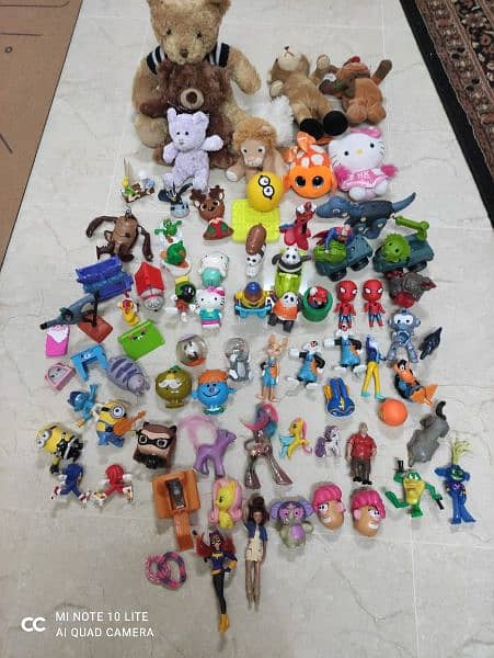 box of 85 imported toys 1