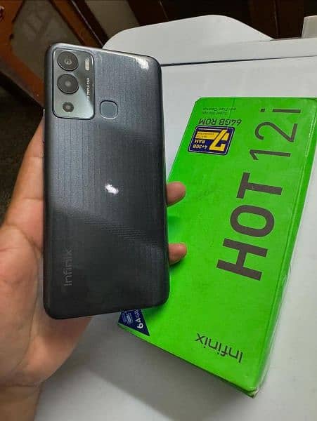 INFINIX HOT 12i  4/64 dual sim full box 10/10 genuine condition 4