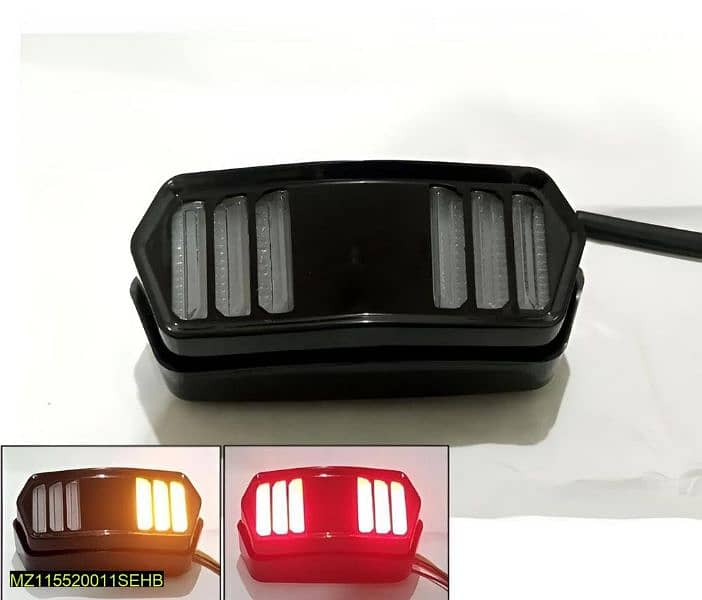 Universal motorbike back light with indictor DRL 1