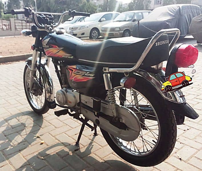 honda cg 125 model 2021 black colour karachi registered #0334-3031924 6