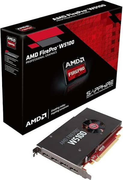 Amd Firepro w5100 GDDR5 128bit Graphic card 1