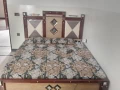 Double Bed with Mattress for Sale