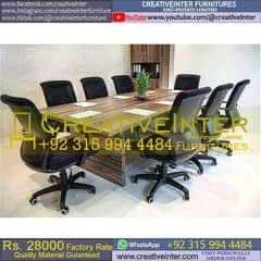 Office Meeting Conference Table Workstation Reception Chair Counter 0
