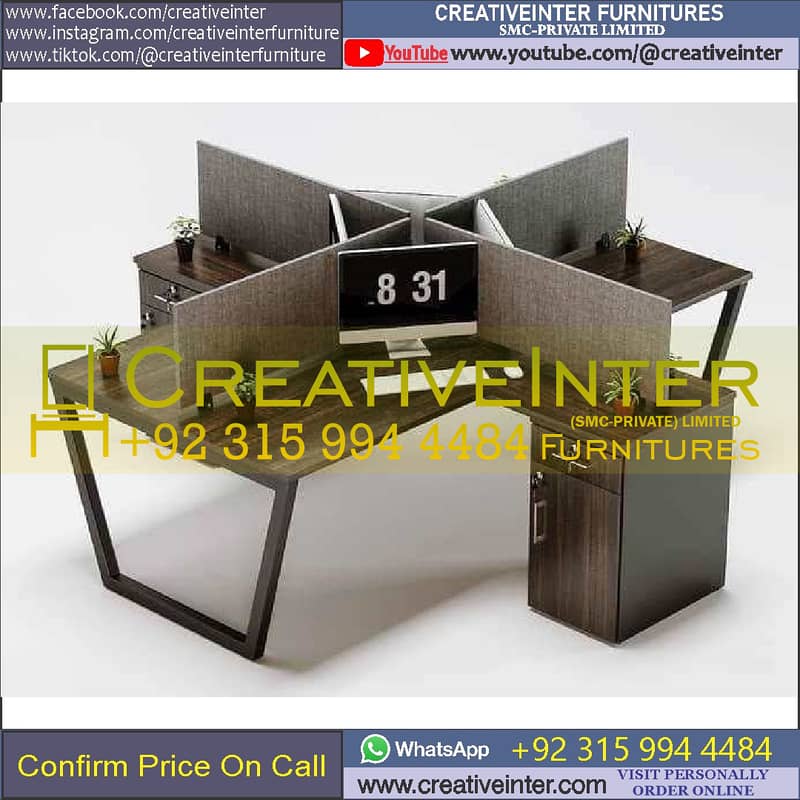 Office Meeting Conference Table Workstation Reception Chair Counter 11