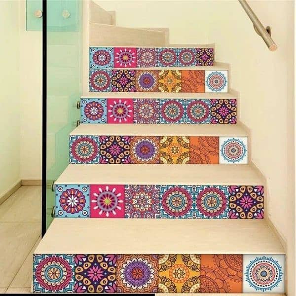 Self adhesive Tile stickers for home Decor , pack of 24 1