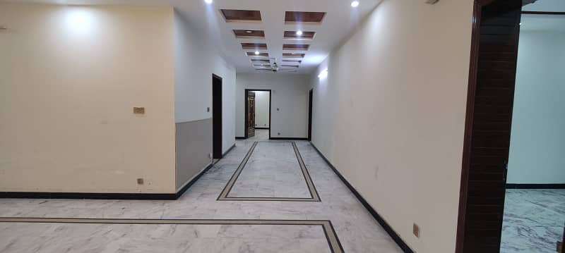 24 Marla 3 Story House With Basement Available For Rent, 9 Bed Room With attached Bath, Drawing Dinning, 3 Kitchen, 3 T. V lounge, Servant Quarter On Top With attached Bath 5