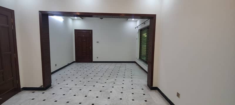 24 Marla 3 Story House With Basement Available For Rent, 9 Bed Room With attached Bath, Drawing Dinning, 3 Kitchen, 3 T. V lounge, Servant Quarter On Top With attached Bath 8