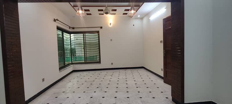 24 Marla 3 Story House With Basement Available For Rent, 9 Bed Room With attached Bath, Drawing Dinning, 3 Kitchen, 3 T. V lounge, Servant Quarter On Top With attached Bath 9