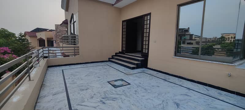 24 Marla 3 Story House With Basement Available For Rent, 9 Bed Room With attached Bath, Drawing Dinning, 3 Kitchen, 3 T. V lounge, Servant Quarter On Top With attached Bath 24