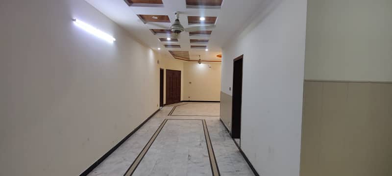 24 Marla 3 Story House With Basement Available For Rent, 9 Bed Room With attached Bath, Drawing Dinning, 3 Kitchen, 3 T. V lounge, Servant Quarter On Top With attached Bath 26
