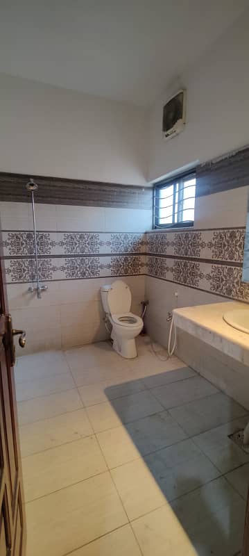 24 Marla 3 Story House With Basement Available For Rent, 9 Bed Room With attached Bath, Drawing Dinning, 3 Kitchen, 3 T. V lounge, Servant Quarter On Top With attached Bath 36