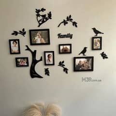 Family tree with frames for home Decor