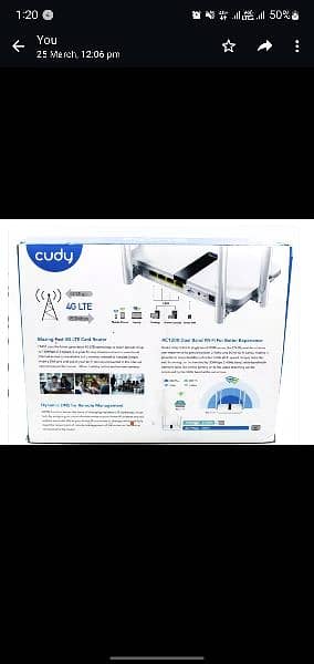 CUDY 4G LTE router 2