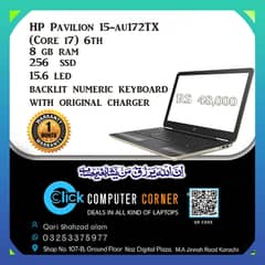 HP PAVILION 15-AU172TX 0