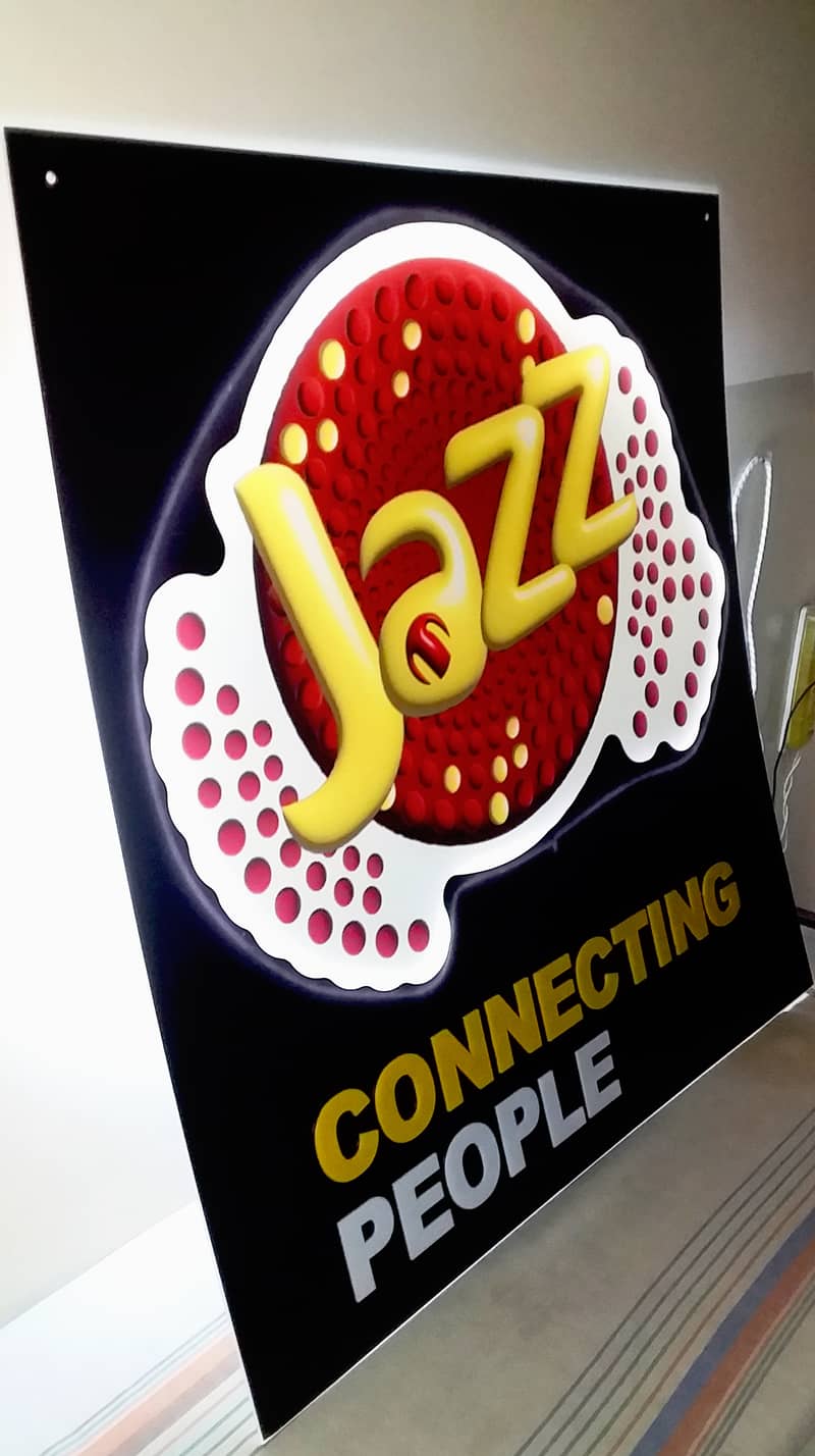 Jazz Signboard / Acrylic 3mm / 3D Logo / Backlight 4