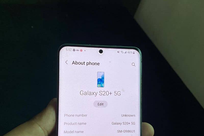 Samsung glaxy s20 plus 5g 6