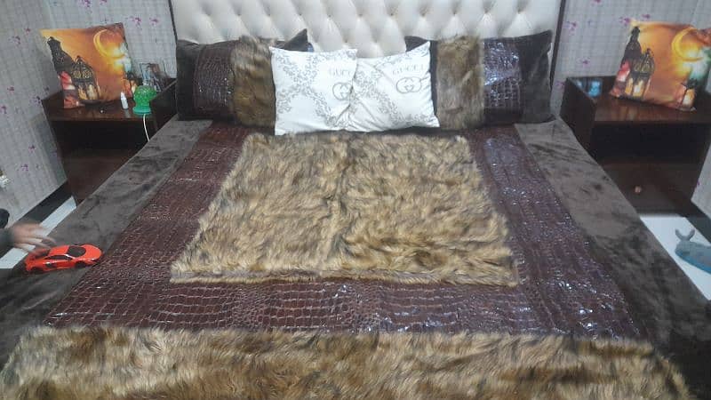 new faux fur  bedsheet for sale 5