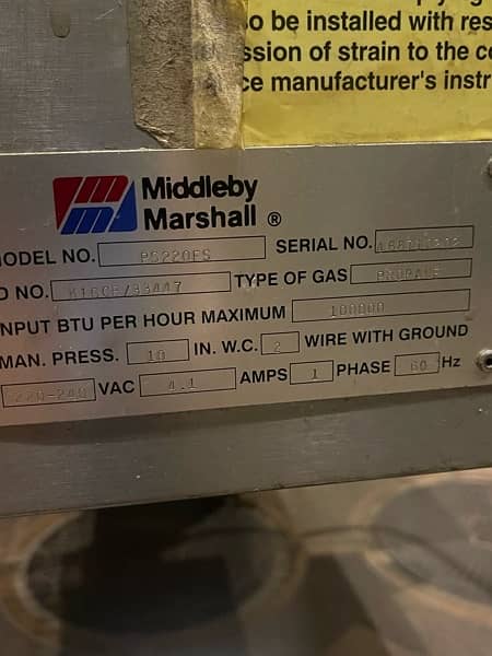 conveyor oven middle by marshal ps 220 2