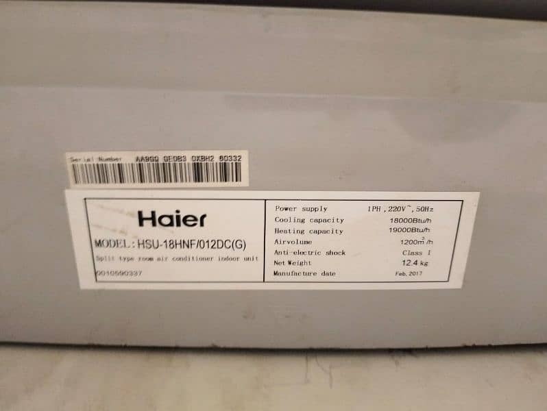 Haier 1.5 Ac for sale 1