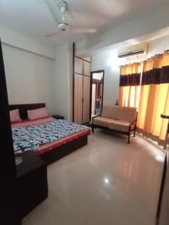 2 bed furnished flat available for rent in E-11/3 0