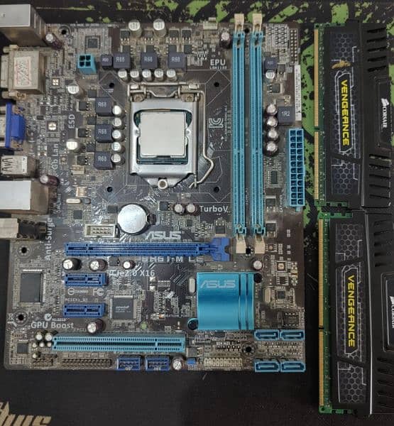 Corsair Ram DDR3 16Gbs, Asus P8h61 Motherboard and Intel i5 2500K CPU 0