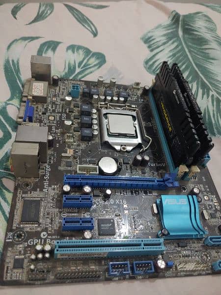 Corsair Ram DDR3 16Gbs, Asus P8h61 Motherboard and Intel i5 2500K CPU 7