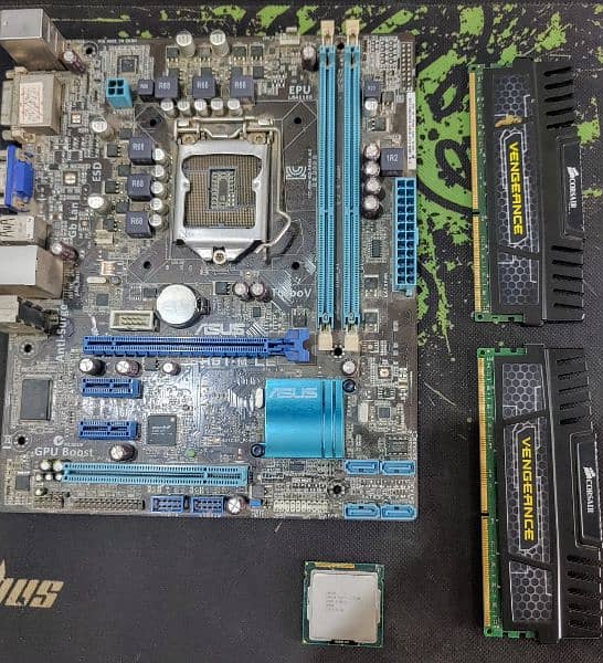 Corsair Ram DDR3 16Gbs, Asus P8h61 Motherboard and Intel i5 2500K CPU 8