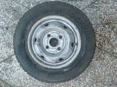 Japanese Stepney 13 inch rim + tyre.