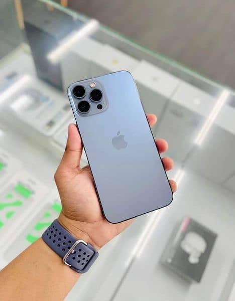 iPhone 13 Pro Max Non PTA 128GB Seira Blue , Watsapp# 03223732876 0