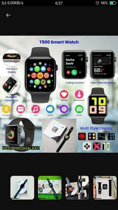 T500 SMART WATCH BOX PACK DELIVERY AVAILABLE whatsapp num 03198175457