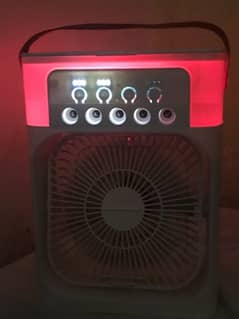 Original Mini Air cooler Fan with Mist and 8 different Lights