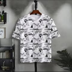 New half sleeve printed T. Shirt . Soft 100% Cotton. 0