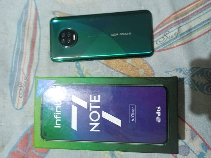 Infinix Note 7 With Box Charger 6/128 0