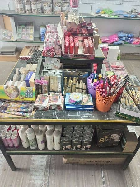 cosmetics counter and shelves stand 5