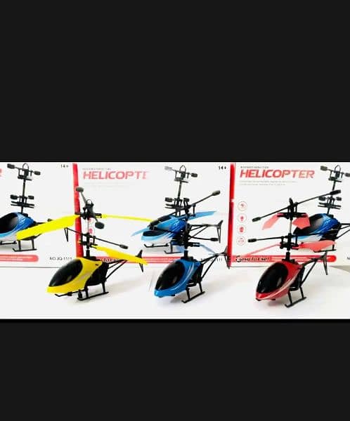 SENSOR HELICOPTER+ REMOTE CONTROL HELICOPTER 2 IN 1 2