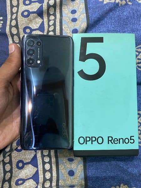 Oppo Reno 5 4G Black Colour 8GB Ram 128GB Storage 0